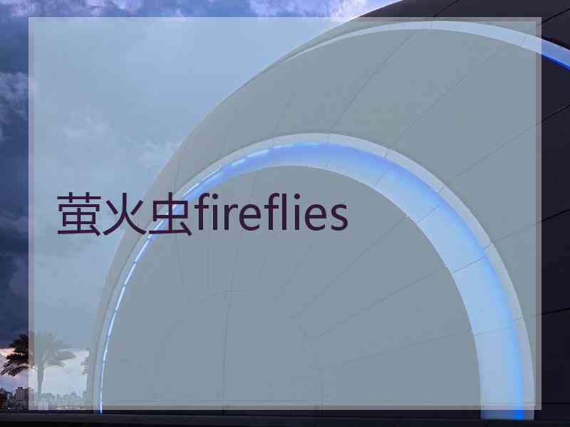 萤火虫fireflies